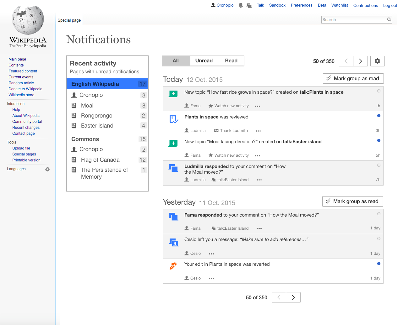 Dashboard redesign for an education platform
